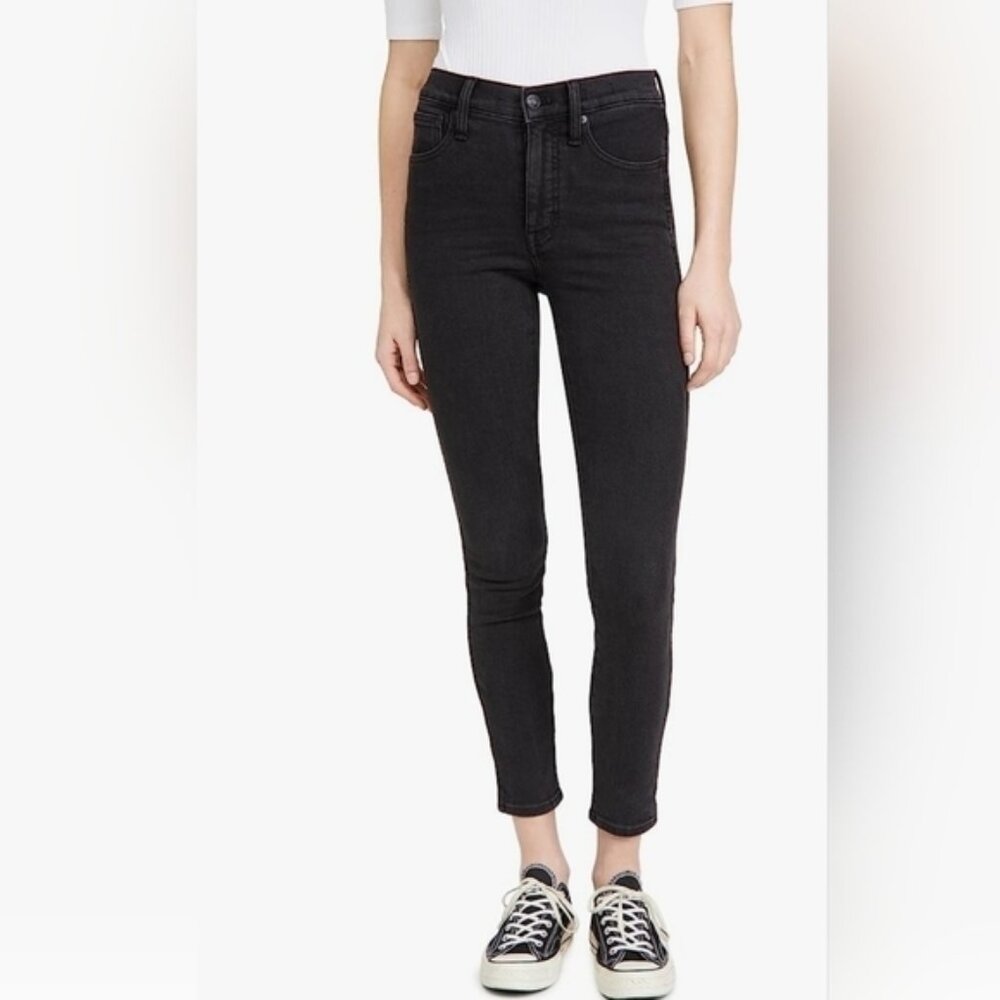 P5008 madewell nwot 10 in high rise skinny jeans Size 27  charcoal  color